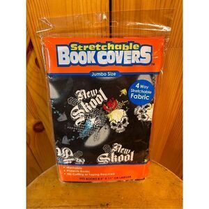 KITTRICH - Stretchable Fabric Book Covers Jumbo Size - 8.5"x11" or larger (4541)